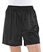 Badger Ladies' Mesh/Tricot 5" Shorts L Black