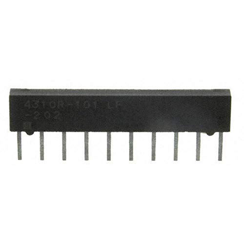 Bourns Resistor Network, Bussed, 9 Resistor, 4.7 Kohm, 2, Sip 4310R