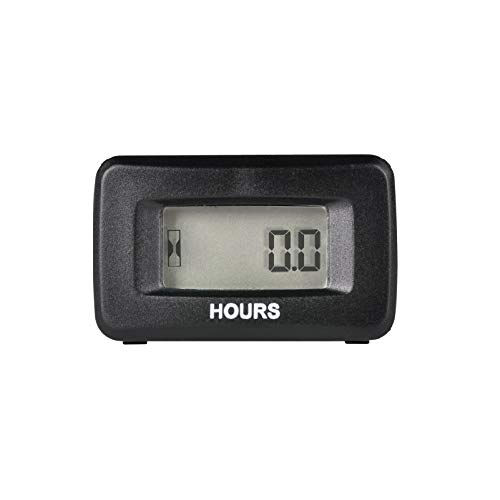 Jayron AC/DC 5V to 277V Digital LCD Hour Meter/Hourmeter Gauge Accumulate Data Waterproof Design for Garden Lawn Mower ZTR Tractor Generator Golf Cart Club Car Wash Boat ATV Motor Compressor