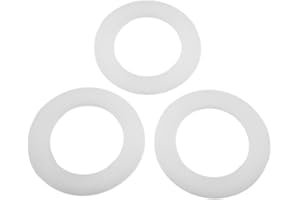 Dual Flush Seal Replacement Kit 3 Inch White Rubber for Glacier Bay Model 83SGB 039961011794 Toilet Tank to Bowl Leak Fix Eas