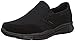 Skechers Men's Equalizer Persistent Slip-On Sneaker, Black, 8.5 M US