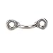 Amarine Made Casted Stainless Steel Bimini Boat Top PAD Eye, Eye Straps, Tie Down, Kayak Deck Loops, Tie Down Anchor Point, footman's Loop for Kayak Canoe Rigging (6 Pcs)