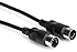Hosa MID-305BK 5-Pin DIN to 5-Pin DIN MIDI Cable, 5 feet