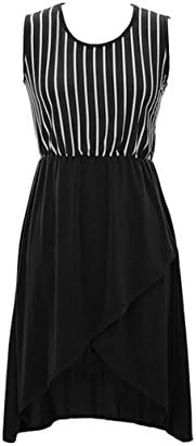 Fashion@Dasksell Women's Printed Multicolor Maxi Dress Plus and Regular Sizes (Small, Black-A3)