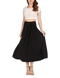 Falda para dama, diseño de línea A