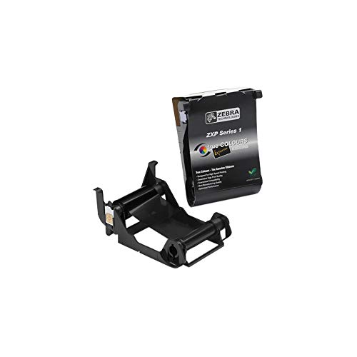 Zebra Technologies 800011-101 Load-N-Go Monochrome Ribbon for ZXP Series 1 Card Printer, Black, 1000 Labels per Roll