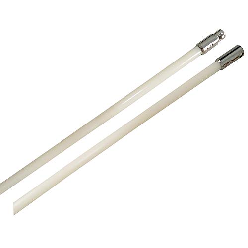Chimney Brush Extension Rods 10 Feet Cleaning Kit 3 Pieces Flexible Poles Fireplace Flue Sweep Cleaner Tools - Thumbnail 3