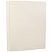JAM PAPER Strathmore 32lb Paper - 90 gsm - 8.5 x 11 - Natural White Linen - 100 Sheets/Pack
