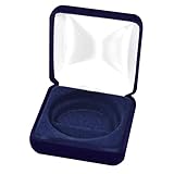 Guardhouse Blue Velvet Coin Display/Gift Box for