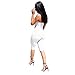 Women's One Piece Swimsuit Deep V Neck Strappy Swimwear Sexy Slimming Tummy Control Swimsuit Beach Dress