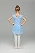 JEE.MDNMD.OO Girls' Flutter Sleeve Skirted Leotard