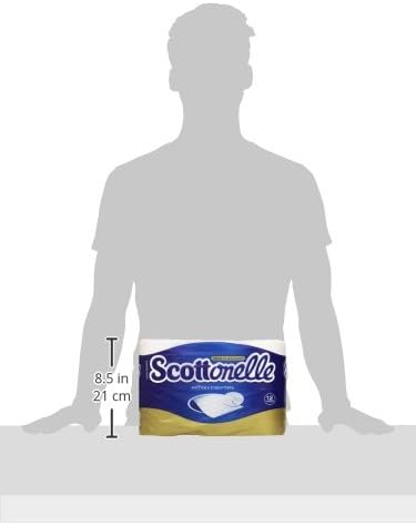 Scottonelle Soft and Quilted Toilet Paper - Pack of 12 Rolls, White, 1 count (Pack of 12) - Image 5