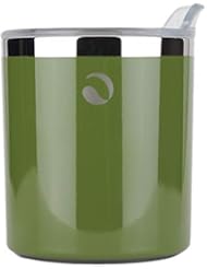 DRINCO- 10oz Stainless Steel Tumbler, Vacuum Insulated Tumbler Whiskey Glass, Rocks Glass, GULT (10oz Whiskey Tumbler, Forest)