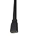 CERRXIAN HDMI Extension Cable 1FT Flat Slim High Speed HDMI Extender Cable A Male to A Female Cord(Black)