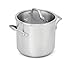 Calphalon 1948240 Signature Stainless Steel Covered Stock Pot, 8 quart, Silver
