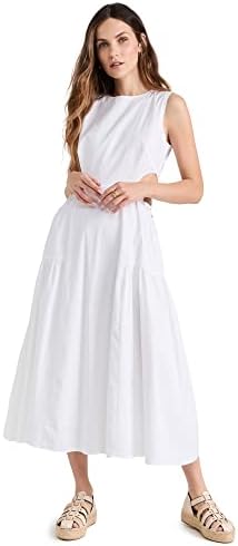MOON RIVER Women's Striped Knit Top Midi Dress, Cream, S at Amazon Women's  Clothing store