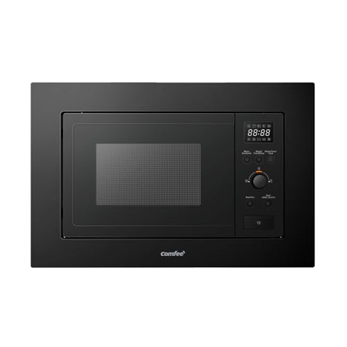 Comfee CBMAG820BJL-BK Built-in Microwave 20 Litre with Grill, Digital Controls, 8 Power Levels, Quick Thaw and 8 Automatic Menus, Black