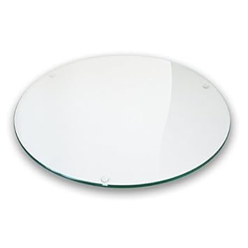 Moree Glasplatte/Glasscheibe rund, 50 cm Durchmesser