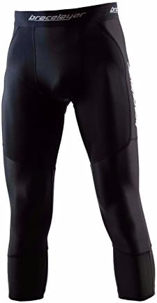 Bracelayer Men's KXV 3/4 Length Knee Stabilizing Compression Pants