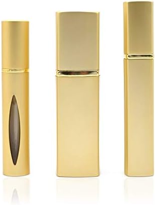 Dolovemk Luxury Refillable Makeup Empty Bottle Set,Spray Atomizer Glass Bottle,Roller-on Perfume Bottle Cosmetic Container