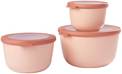 Mepal Cirqula Set 3 Pcs, Pp/Tpe, Nordic Blush, One Size