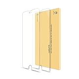 iPhone 7/8 Screen Protector, TOPVISION Crystal Clear [Rounded Edge Tempered Glass - 3D Touch Compatible] Fingerprint-Free Protective Film - 2PACK