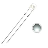 Chanzon 100 pcs 2x3x4 mm White LED Diode Lights (Square Rectangle Clear Transparent DC 3V 20mA) Lighting Bulb Lamps Electronics Components Light Emitting Diodes