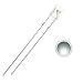 Chanzon 100 pcs 2x3x4 mm White LED Diode Lights (Square Rectangle Clear Transparent DC 3V 20mA) Lighting Bulb Lamps Electronics Components Light Emitting Diodes