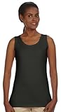 Econscious Ladies 4.4 Oz., 100% Organic Cotton Tank Top, BLACK, X-Large