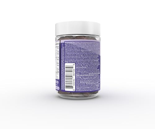 BeLive Iron Gummies For Women, Men & Kids - Multivitamin Supplement with Vitamin C, B and Zinc - Supports Red Blood Cell Production - Grape Flavor - 60 Count - Gluten Free