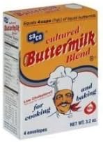 Saco Foods Inc Cultured Powdered Buttermilk Blend, 3.2 Ounce -- 6 per case by Saco Foods