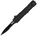Viper 3, OTF, Black Handle, Bead Blast Blade, Serrated