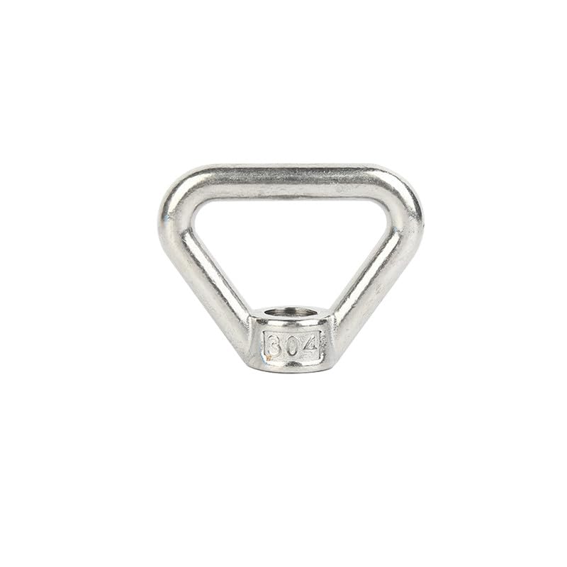1PC Heavy Duty Lifting Eye nut,Triangle Shaped Screw Fastener,Stainless Steel Lifting Eye nut Triangle Ring Marine Screw Caps M14
