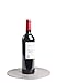 Wine Tote Gift Bag Carrier - 2 Pack - Single Bottle, Reversible, PU Leather - Collapsible Woven Mat Lies Flat as Coaster Expands to Become Netted Gift Basket Bag – by DeVine