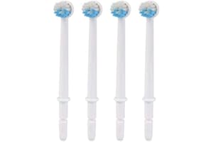 Replacement Part for Waterpik or other Water Flossers/Irrigators (Aquaflosser 4 Brush Head Tips)