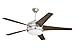 Emerson Ceiling Fans CF955BS Midway Eco Modern Energy Star Ceiling Fan With Light And Remote, 54-Inch Blades, Brushed Steel Finish