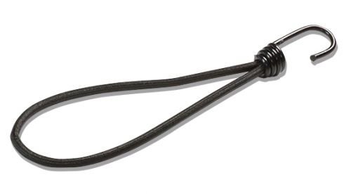 25 Expander Snares 200 mm Black with Spiral Hooks Tent Equipment, Replacement Rubber with Hook Spare parts for Tarpaulins and Tents