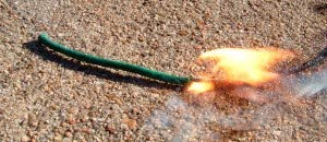 Green Fuse for Model Rocketry 3/32 Diameter 10foot Roll - Thumbnail 2