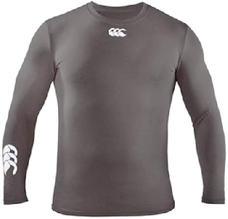 Canterbury *CHARCOAL* LONG SLEEVE BASELAYER TOP - (HOT/Cooling): Amazon.co.uk: Clothing