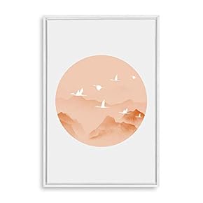 signwin Framed Canvas Wall Art Circular Pattern Canvas...