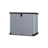 Keter Store It Out Pro Outdoor Garden Furniture Storage Shed Grey| Fade Free | All Weather Resistant | Safe and Secure | Zero Maintenance | 5 year Warranty