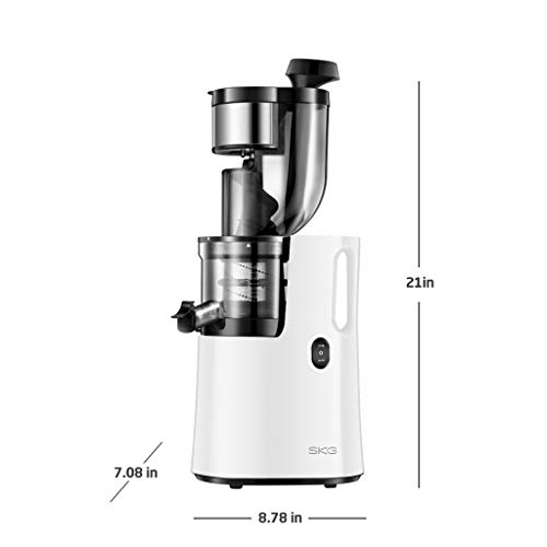 SKG Slow Masticating Juicer Cold Press 36 RPM Big Mouth Juice Extractor