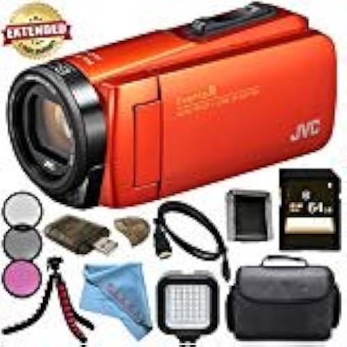 JVC Everio GZ-R460BUS Quad-Proof HD Camcorder with 40x Optical