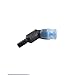J.CARP ON-Off Switch Bite Valve Tube Nozzle Replacement for Water Bladder (Black, 45°)