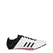 adidas Adizero Finesse Spike Shoe - Unisex Track & Field 9.5 White/Core Black/Shock Red