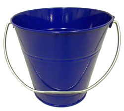 6 pack Metal Bucket, Royal Blue Metal Bucket 5" H x 6" click and pick color and size.
