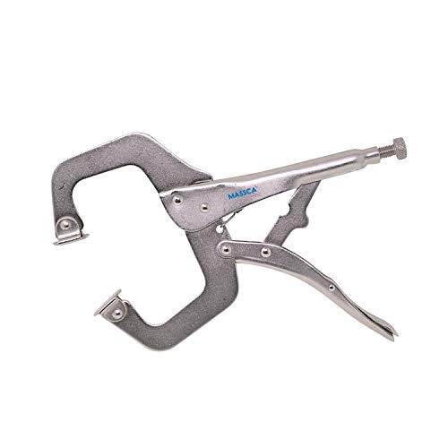 image for MASSCA Locking C-Clamp | Portable Table & Tool Vise Grip | Heavy Duty 