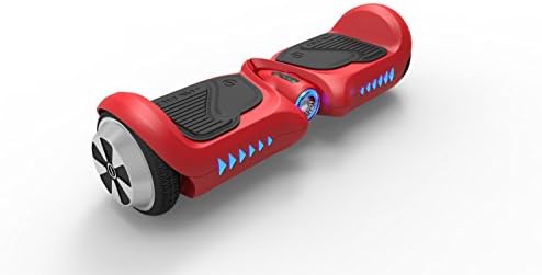 HIGH ROLLER JUNIOR 4.5" waterproof Hoverboard with Matte Shell UL 2272 Certified Self-Balancing Scooter with LED lights ,Red