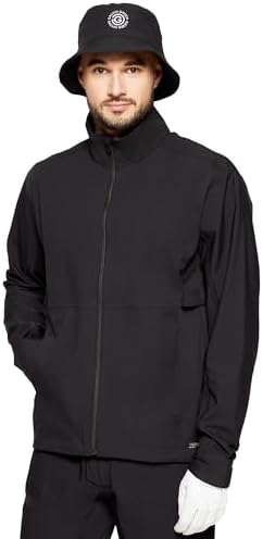 Callaway Men's Long Sleeve Full-Zip Wind Jacket, Wind and Water