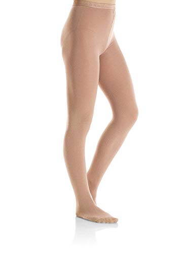Mondor 3301 Caramel Bamboo Footed Ice Skating Tights Caramel Size M - Thumbnail 2